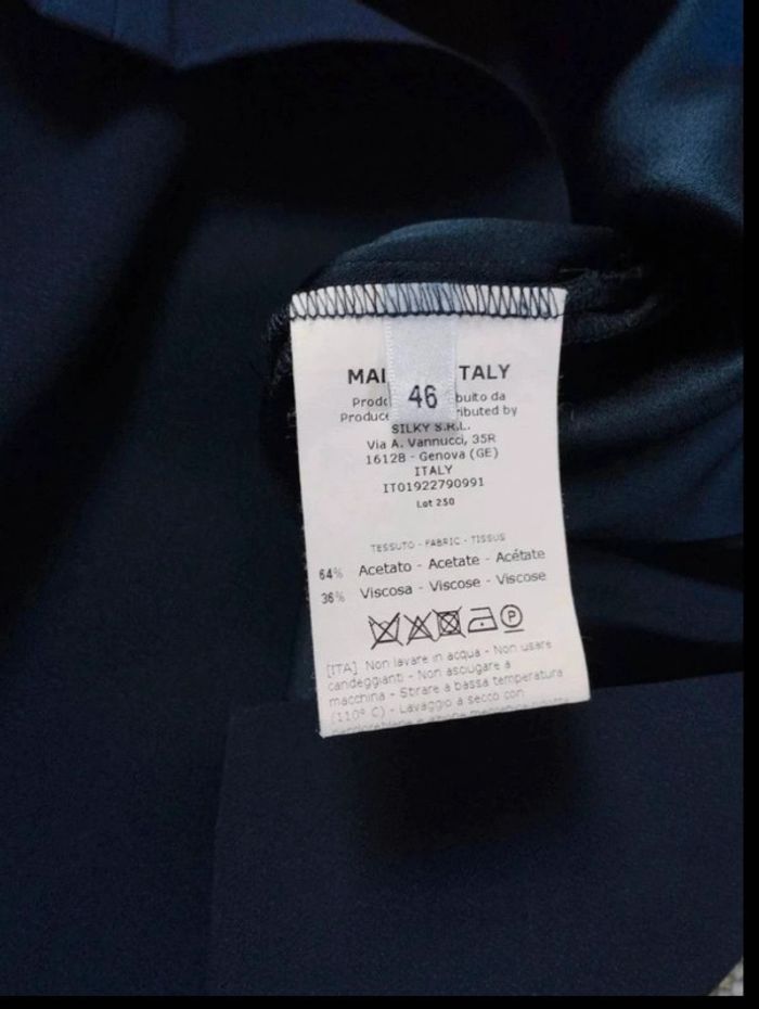 Robe chasuble - Bleu Marine - Duncan - IT 46 = FR 42 - Excellent État - photo numéro 10