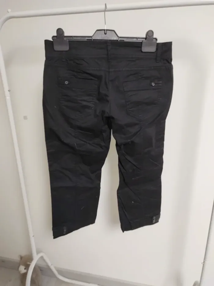 Pantacourt noir Promod taille 38 - photo numéro 4
