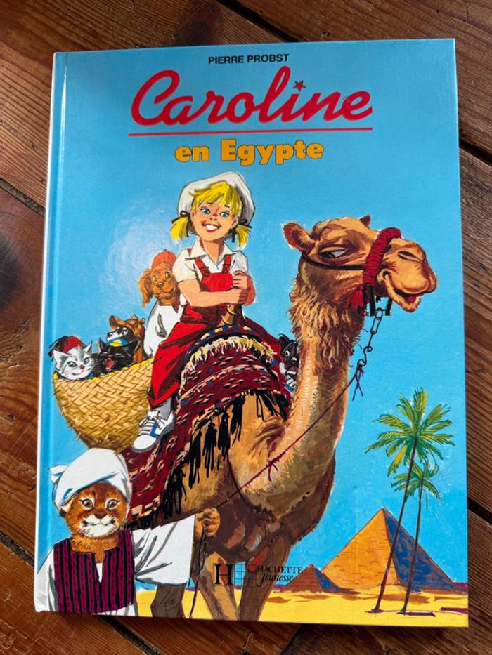 Moyen - Caroline en Égypte livre bd album Pierre Probst Hachette rare