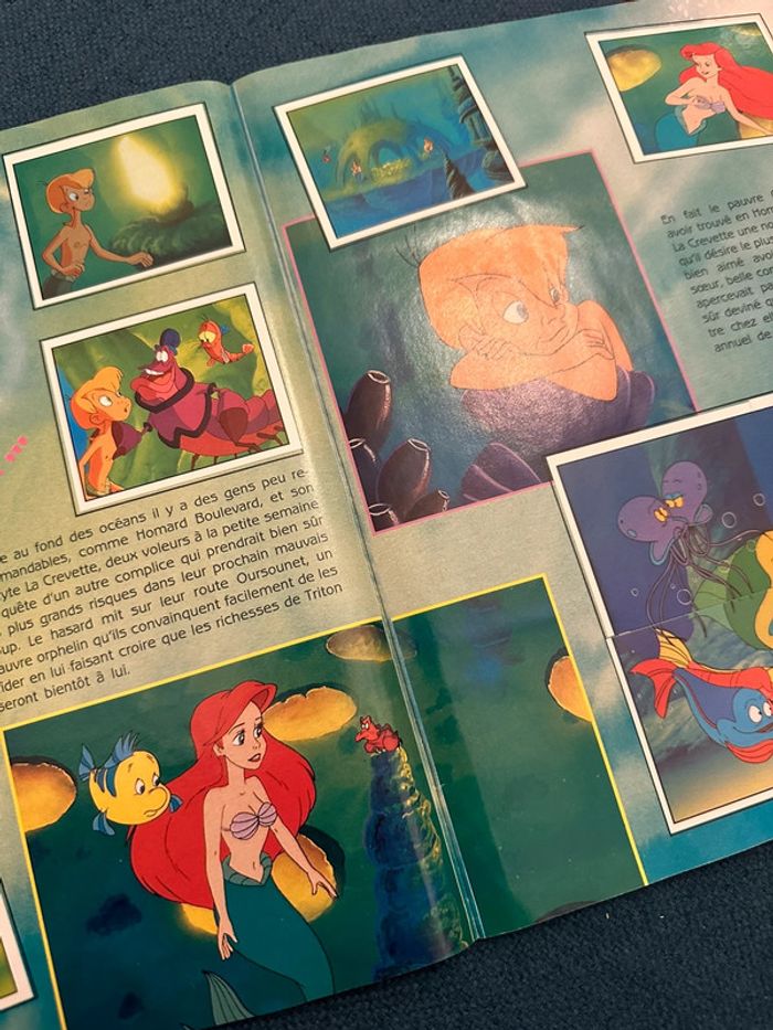 Album livre Panini complet stickers autocollants Disney La petite sirène le dessin animé TV - photo numéro 6