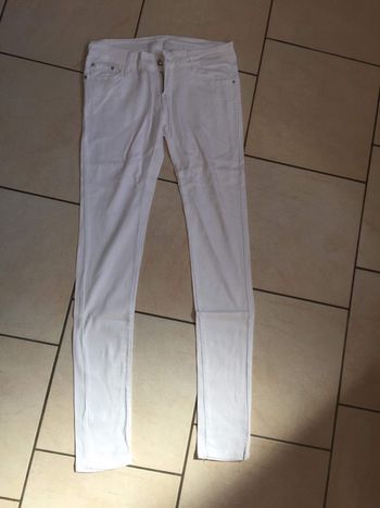 Pantalon blanc taille 38