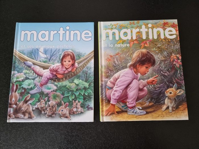 Lot de 2 livres Martine