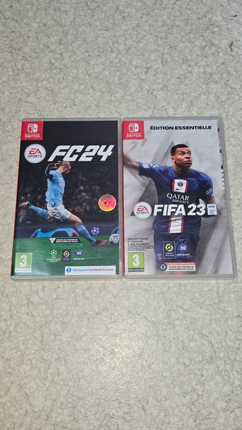 Lot jeux Nintendo switch fifa 23 et 24