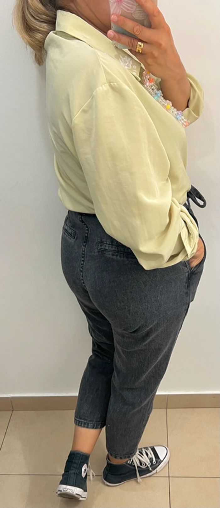 Chemise fluide brodée Taille 46 - photo numéro 6