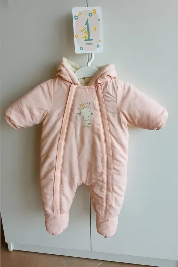 Combinaison pilote rose Pat et Ripaton 1 mois