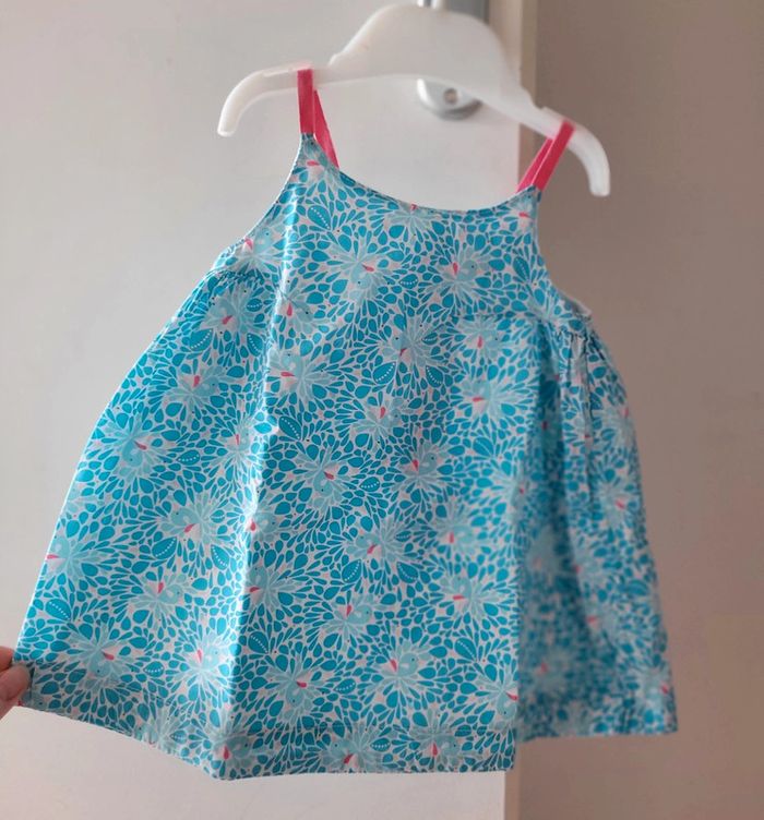 Ensemble robe et gilet 3 mois - 60cm - photo numéro 3