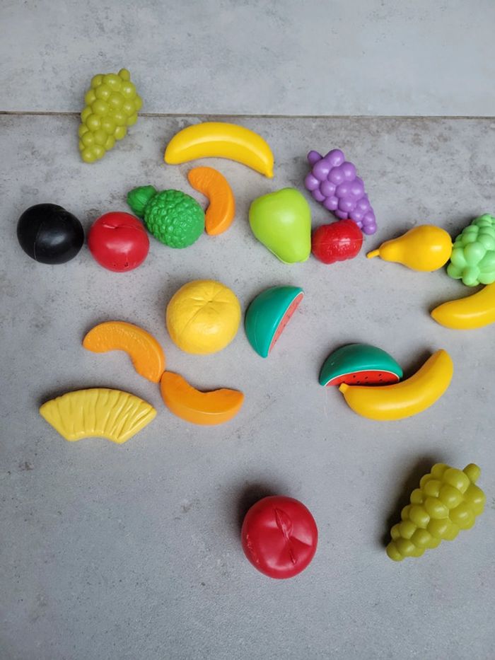 Lot dînette fruit nourriture - photo numéro 3