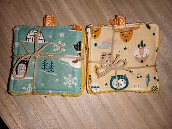 Lot de lingette lavable