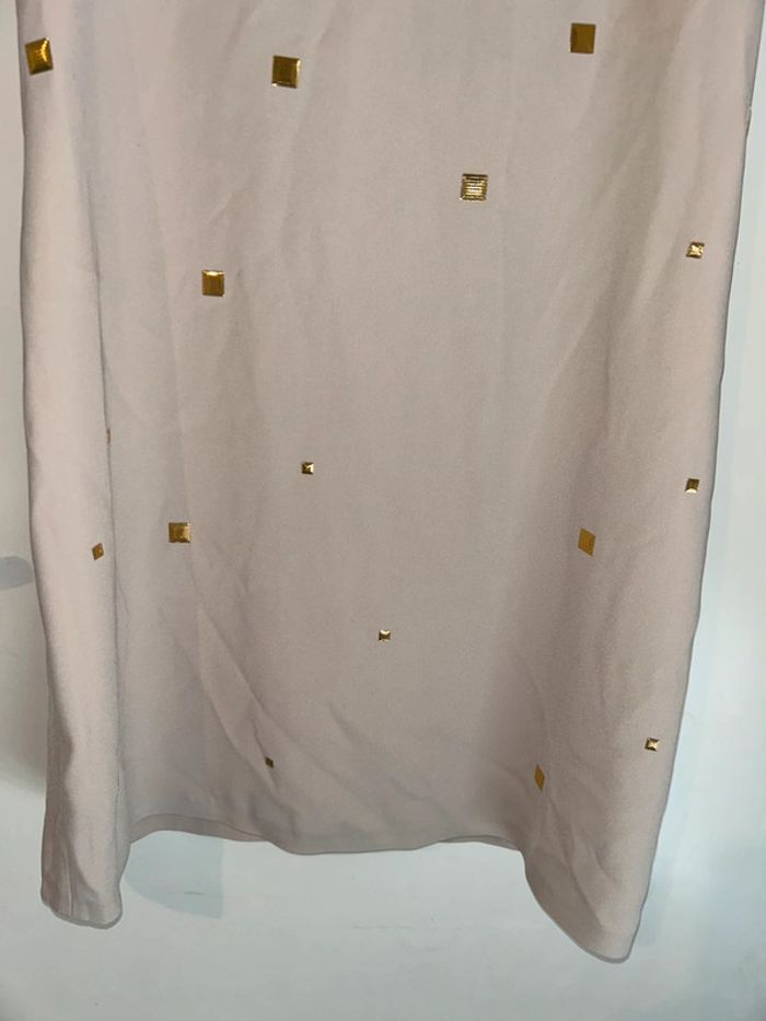 Jolie petite robe beige / crème - Taille 38/40 - Tanaïs - photo numéro 3