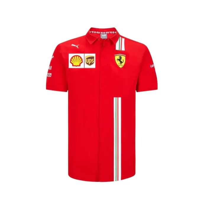 Polo chemise Ferrari Puma Écurie Ferrari rouge homme Taille XL Neuf - photo numéro 3
