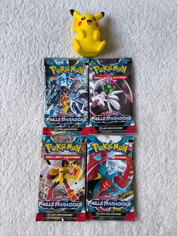 Artset de booster scellé pokémon faille paradoxe