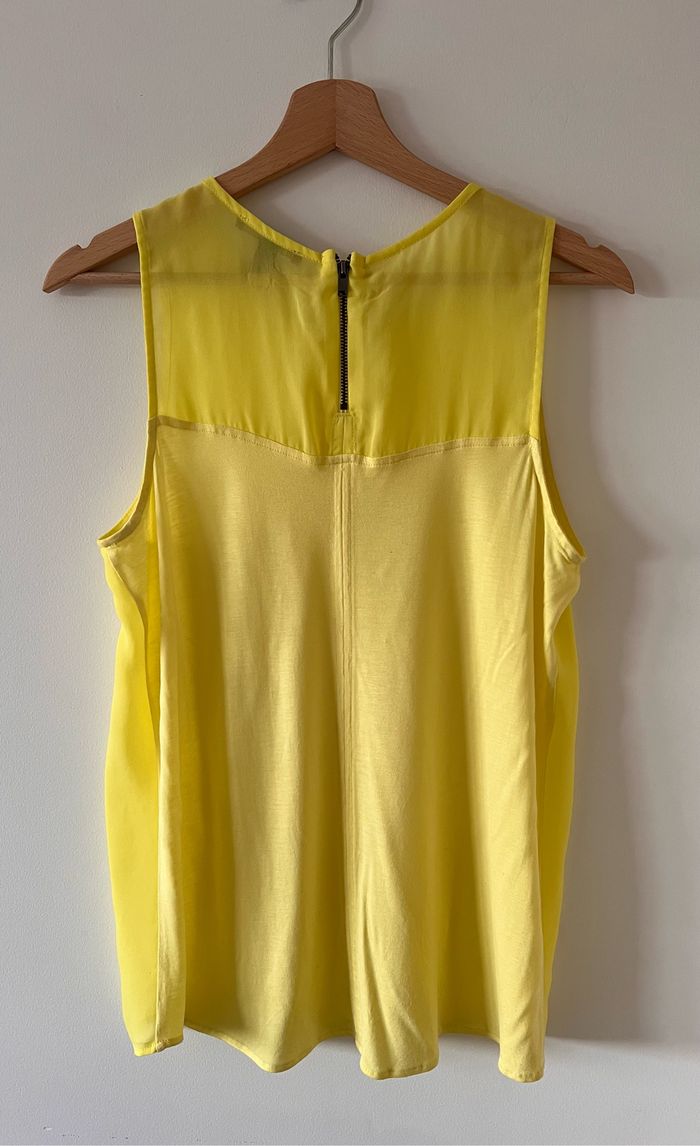 Débardeur jaune Mango - photo numéro 2