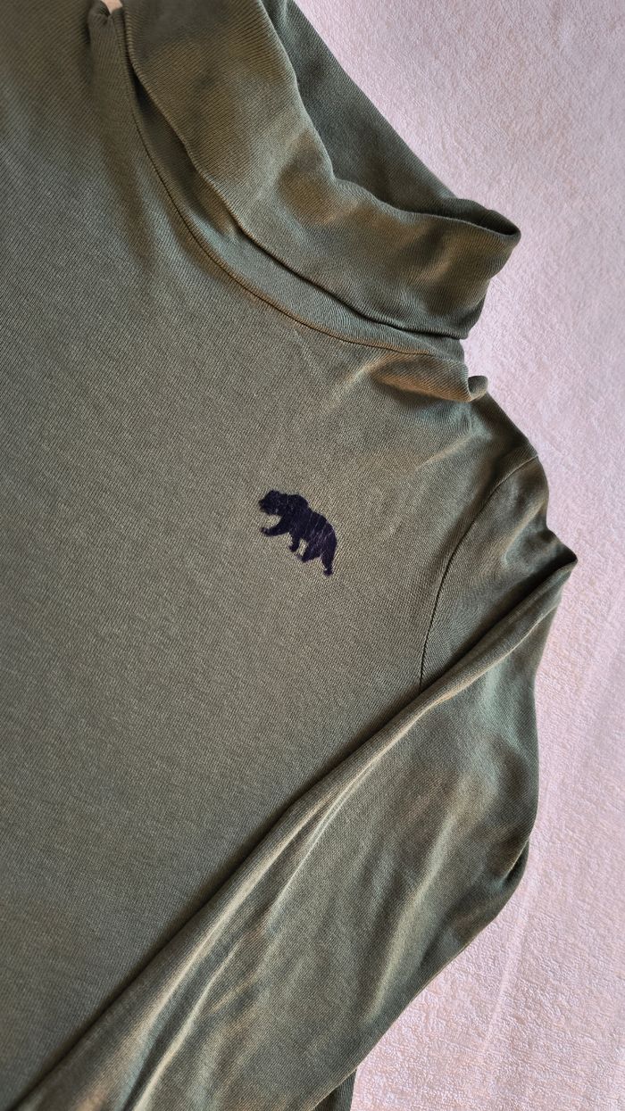 💚 Sous-pull kaki uni (10 ans) 💚 - photo numéro 2