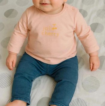 Tee-shirt rose pâle
