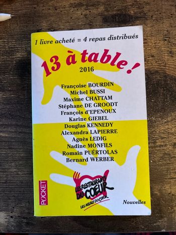 13 à table