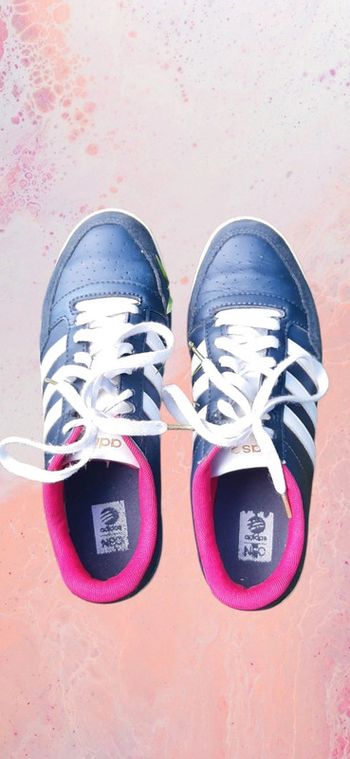 Baskets adidas femme bleu et rose taille 39
