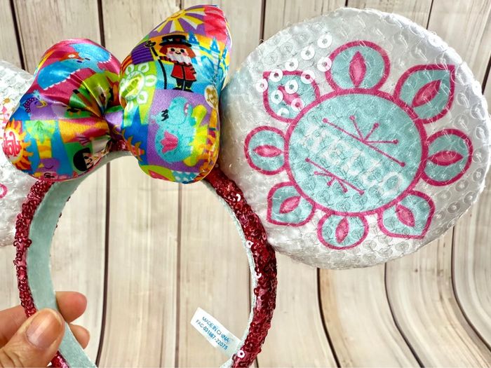 Ears serre-tête oreilles Minnie attraction it’s a small World Tokyo Disneyland import Japon - photo numéro 4