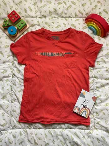 teeshirt manches courtes 12 ans corail