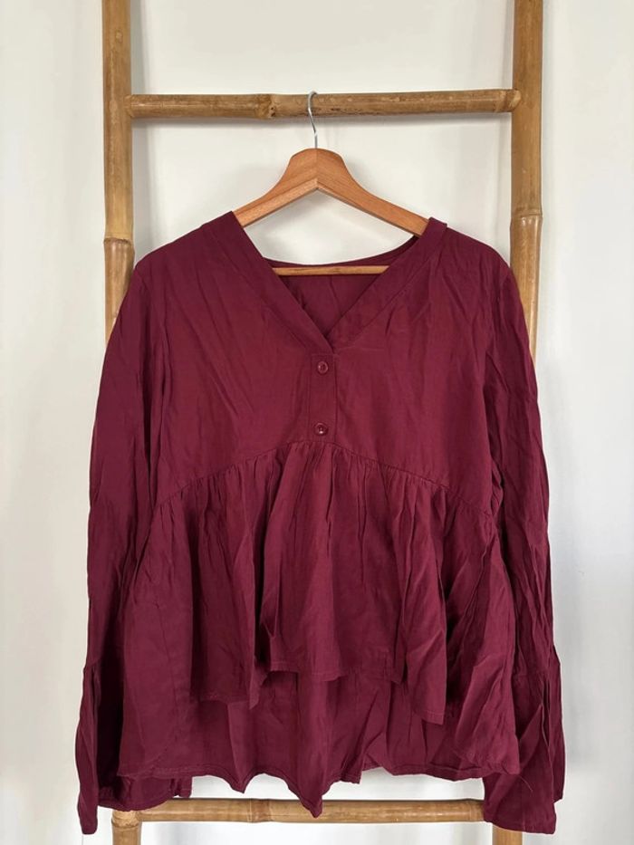 Blouse bordeaux