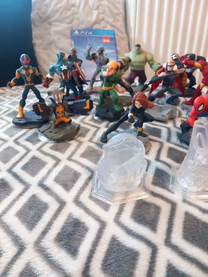 Lot de 18 figurines infinity marvel plus jeux ps4 2.0 - photo numéro 5