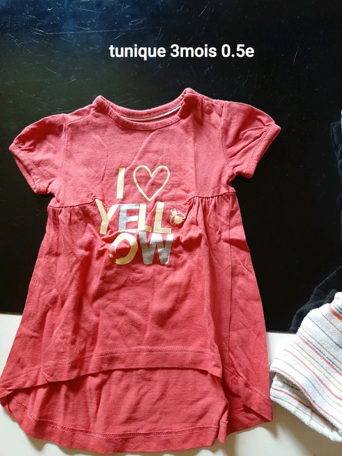 T-shirt tunique 3mois