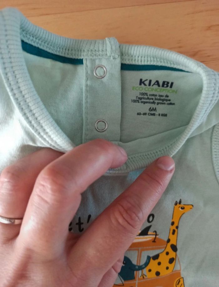 Ensemble short / débardeur kiabi 6 mois - photo numéro 2