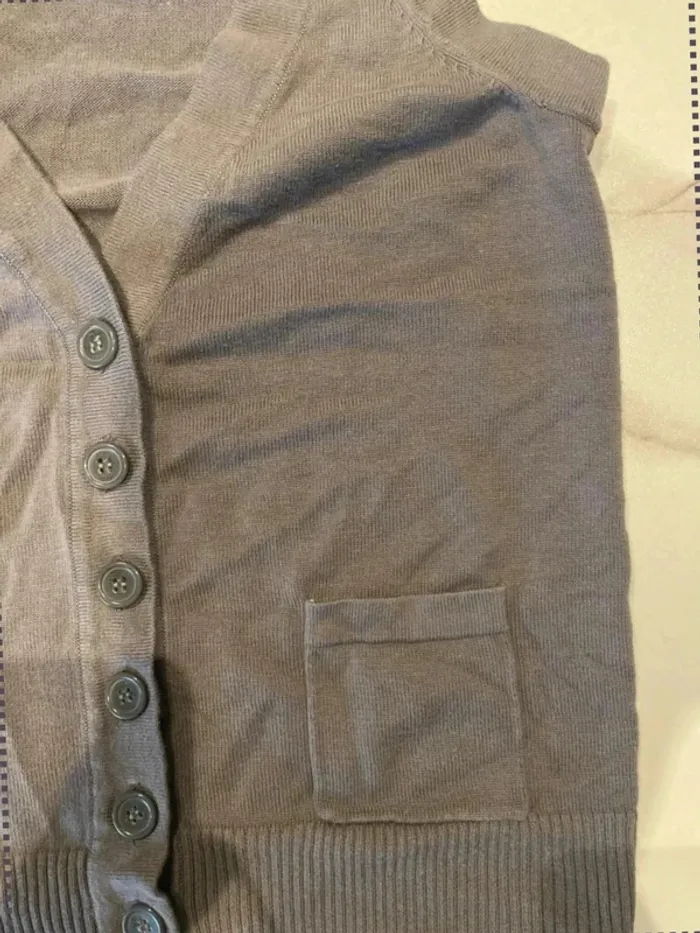 Gilet gris - La Redoute - taille M - photo numéro 3
