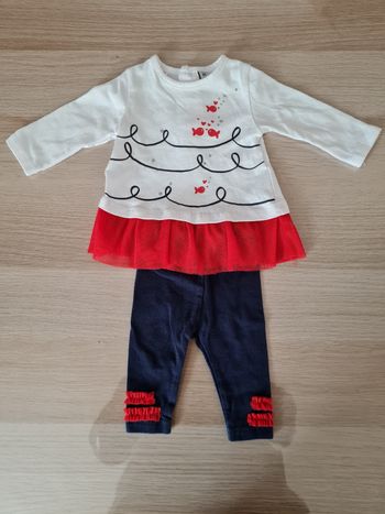 Ensemble fille 3 mois