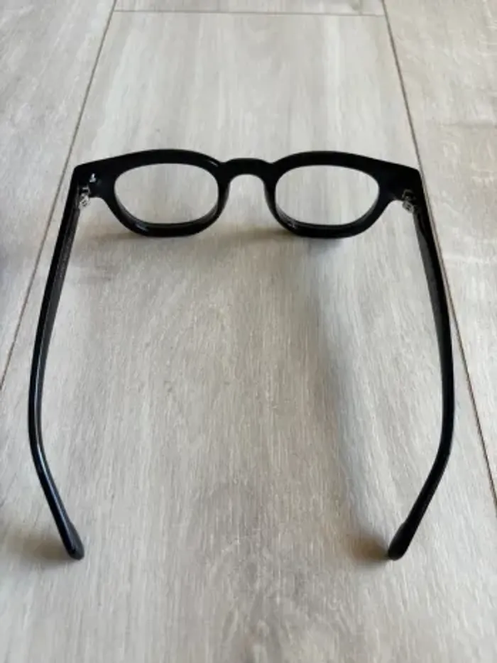 Lunette de vue en acétate noir - photo numéro 7