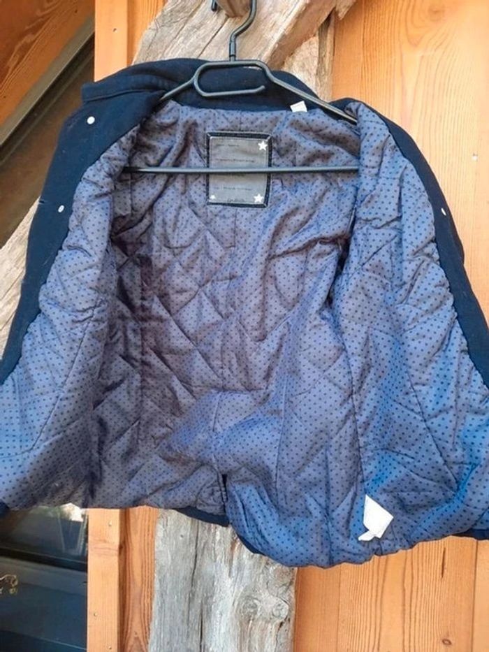 Caban manteau chaud, marine Okaïdi, 8 ans - photo numéro 3