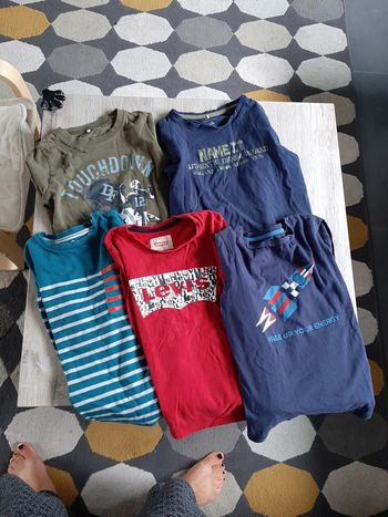Lot de 5 T shirts manches longues