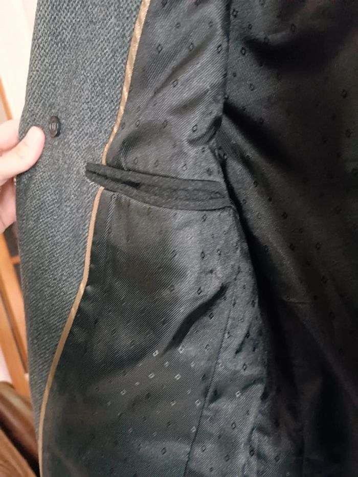 Manteau mi-long caban gris - photo numéro 7