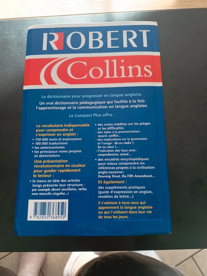 Dictionnaire anglais français robert Collins - photo numéro 3
