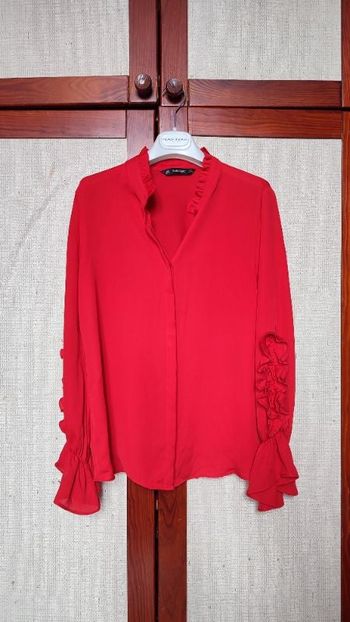 Chemisier rouge Zara taille XS