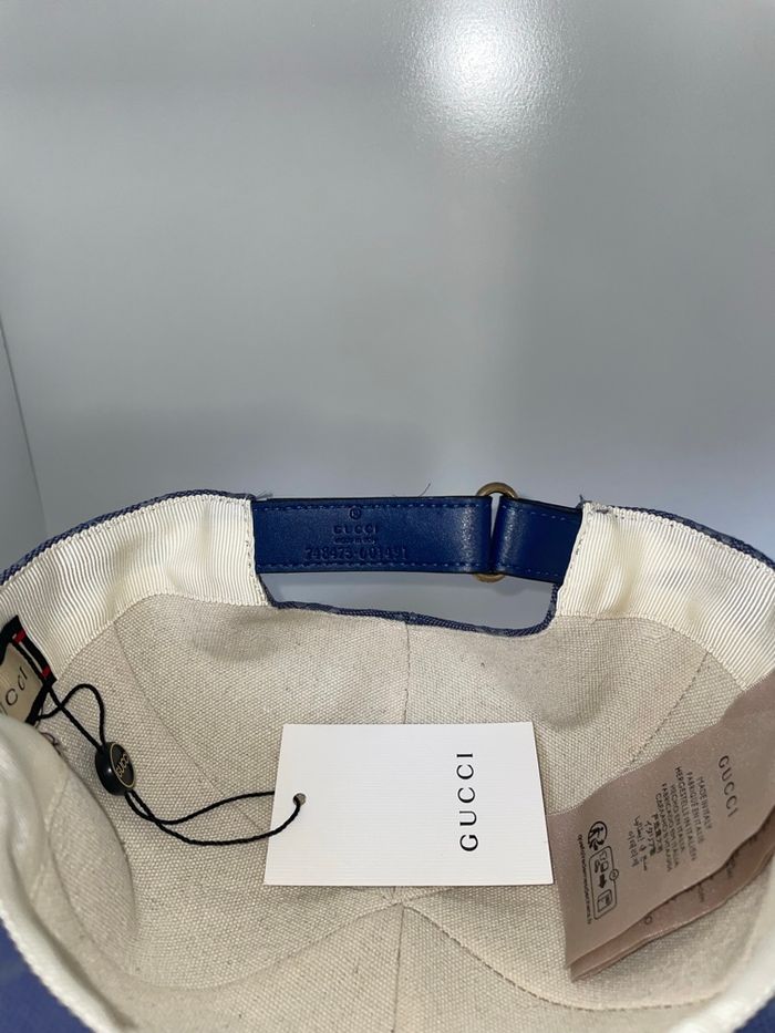 Casquette Gucci bleue - photo numéro 6