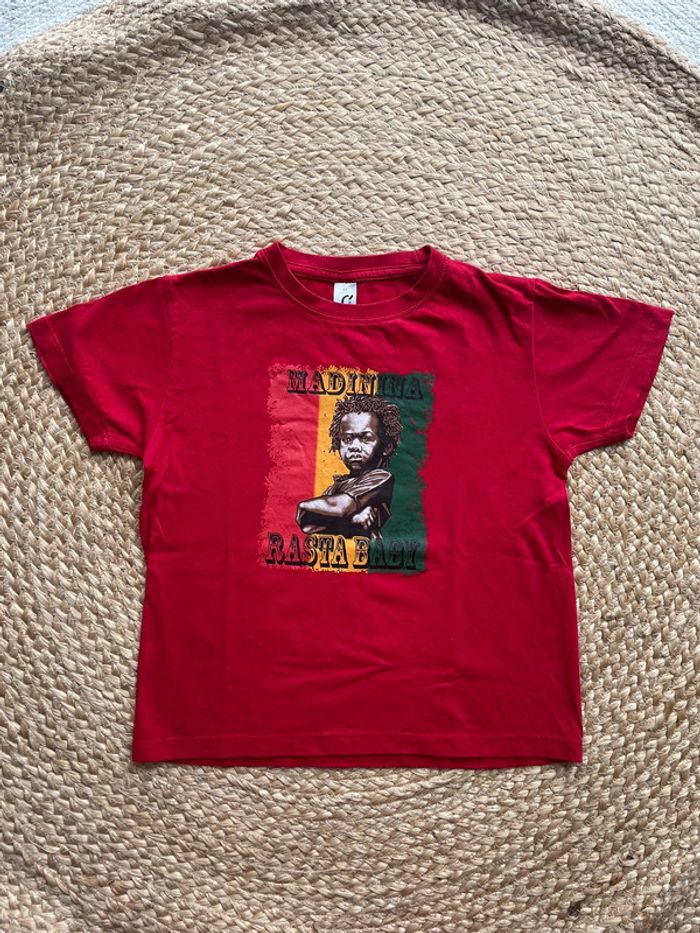 Teeshirt rouge de la Martinique 8 ans - photo numéro 2