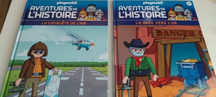Lot 10 livres Playmobil collection Altaya "Aventures de l'histoire - photo numéro 5