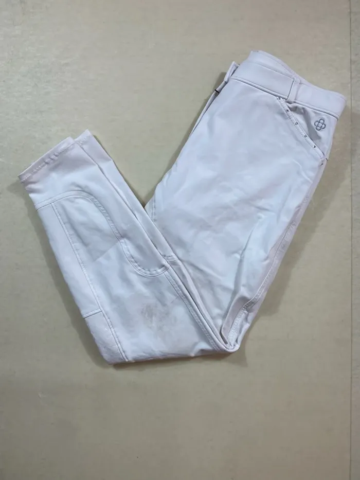 Pantalon 4Riders blanc strass – Full grip – Taille 42 (XL)
