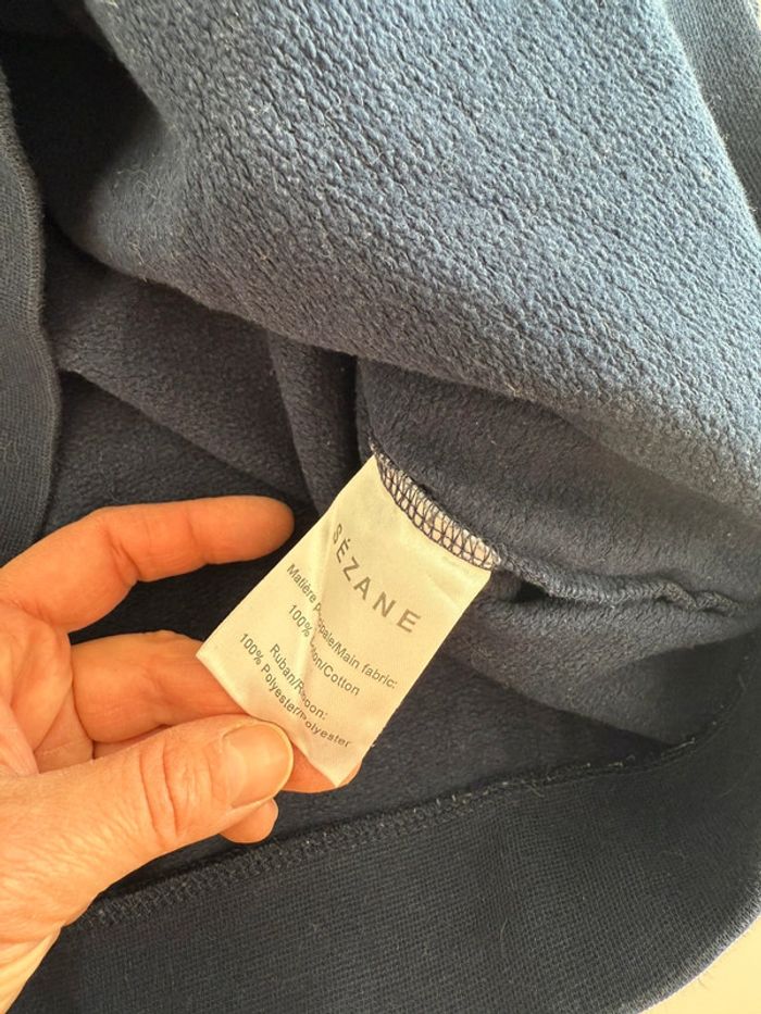Sweat-shirt Sézane bleu marine taille s - photo numéro 5