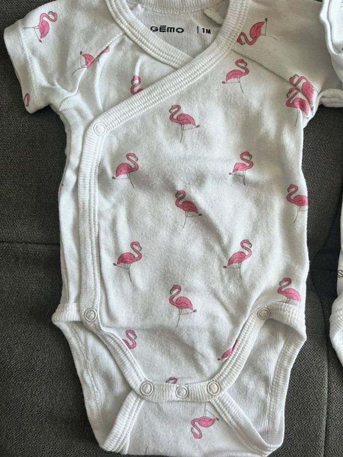 2 bodys mixte MC 1 mois - photo numéro 2