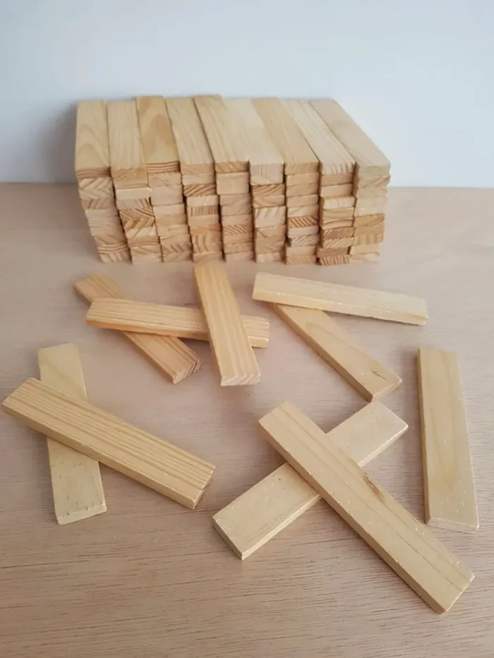 100 planchettes en bois brut - photo numéro 5