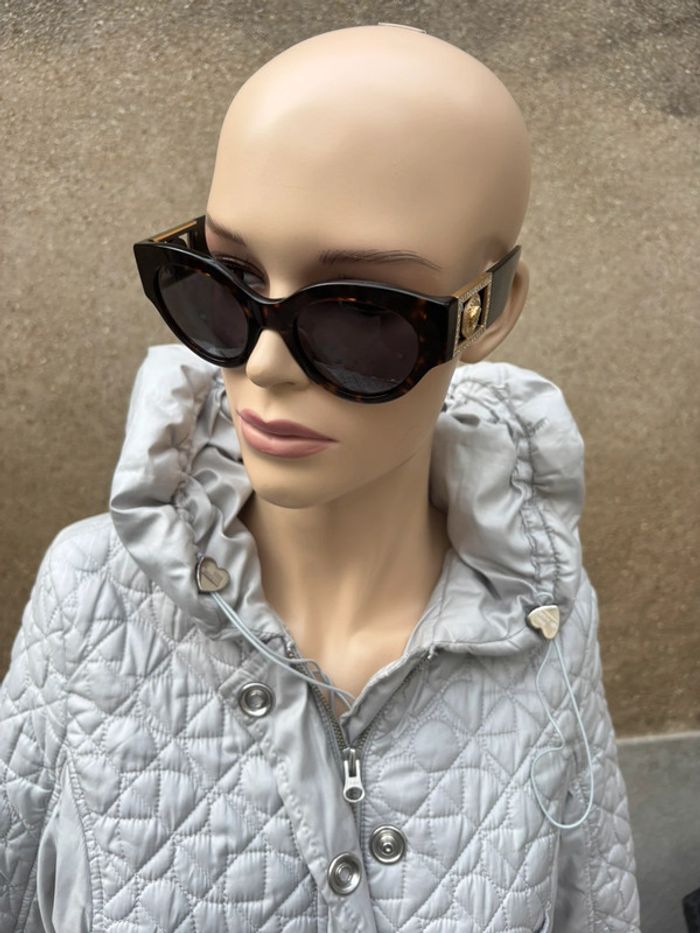 Blouson moschino argenté avec ceinture et capuche - photo numéro 3