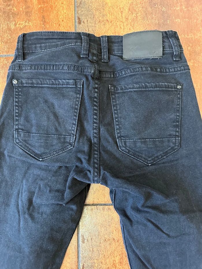Jeans noir skinny à trou LBO idéale ado - photo numéro 7