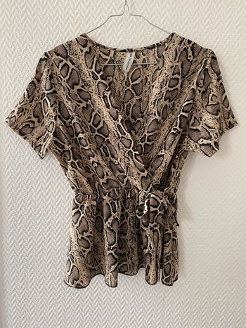 Blouse manche courte imprimé