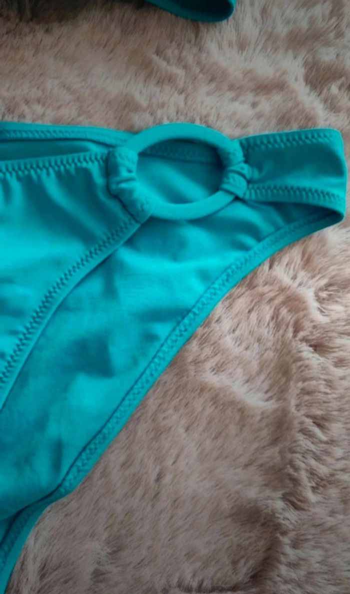 Maillot bain femme turquoise etam taille 38 - photo numéro 4