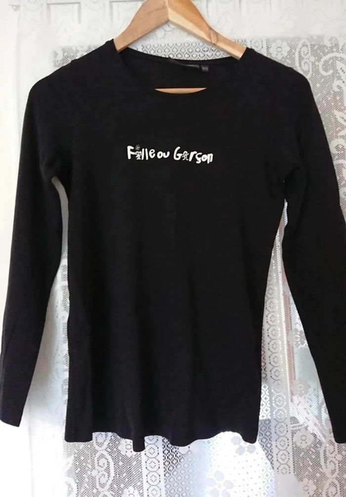 Haut grossesse noir 38/40 Kiabi Maman