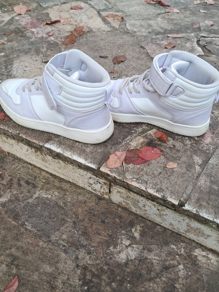 Baskets montantes lila primark - photo numéro 2