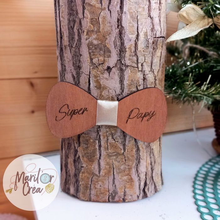 Noeud papillon gravé - photo numéro 2