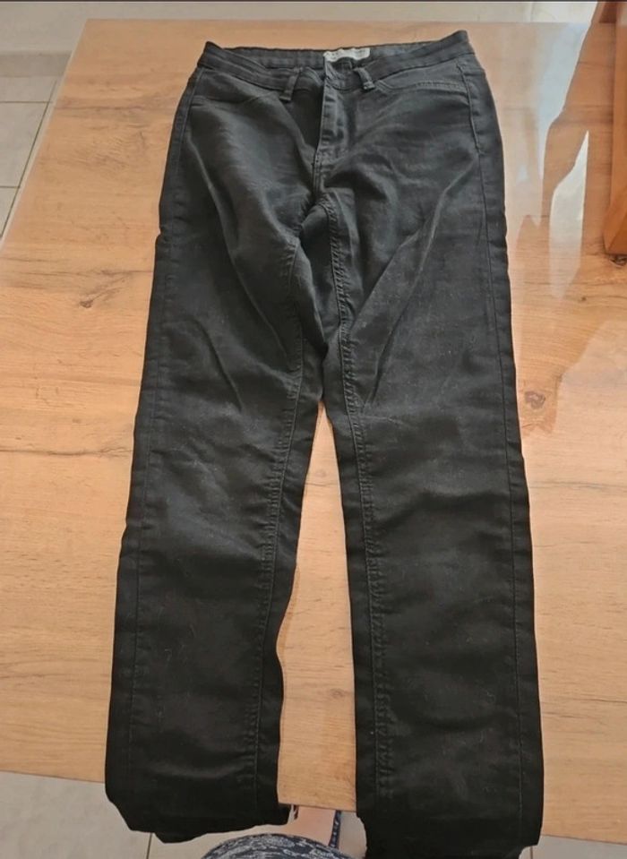 Jeans noire femme 38 la halle - photo numéro 3