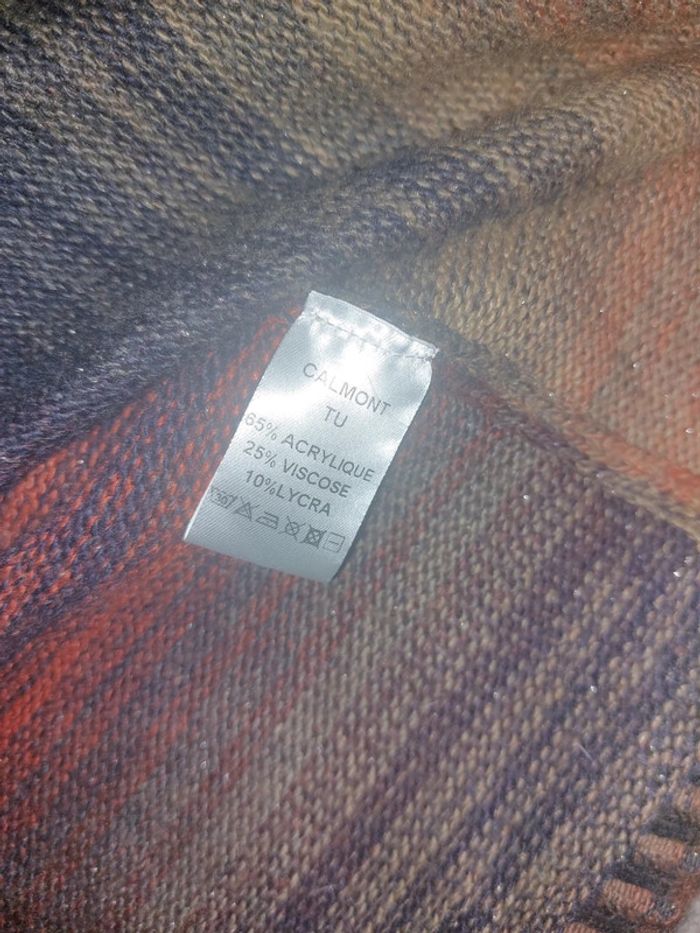 poncho couleur automne - photo numéro 8